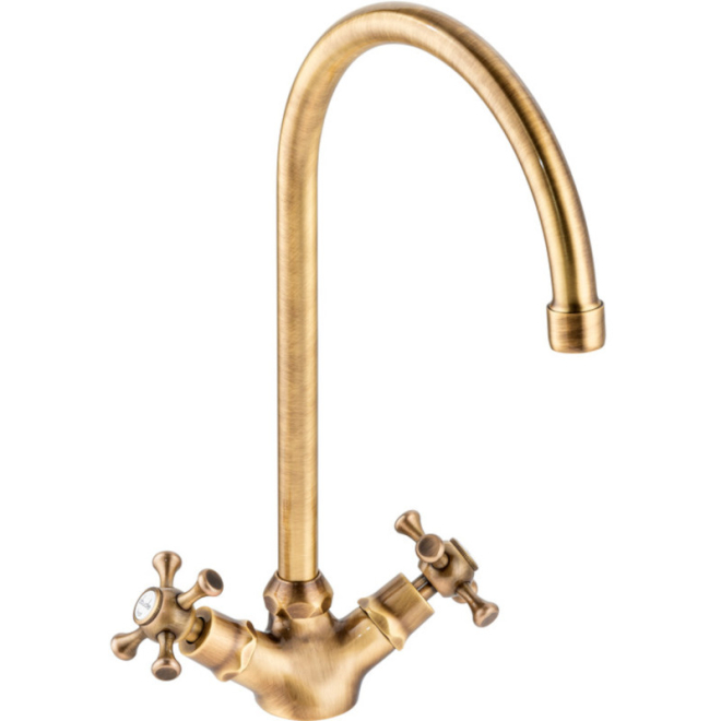 Abode Burford Antique Brass Kitchen Tap