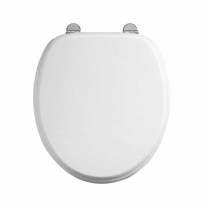 Burlington White Traditional Toilet Seat S13 Online Sales