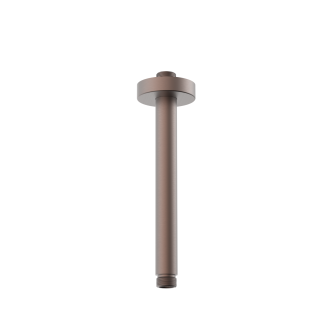 Lancia Round Brushed Bronze Ceiling Mounted Arm