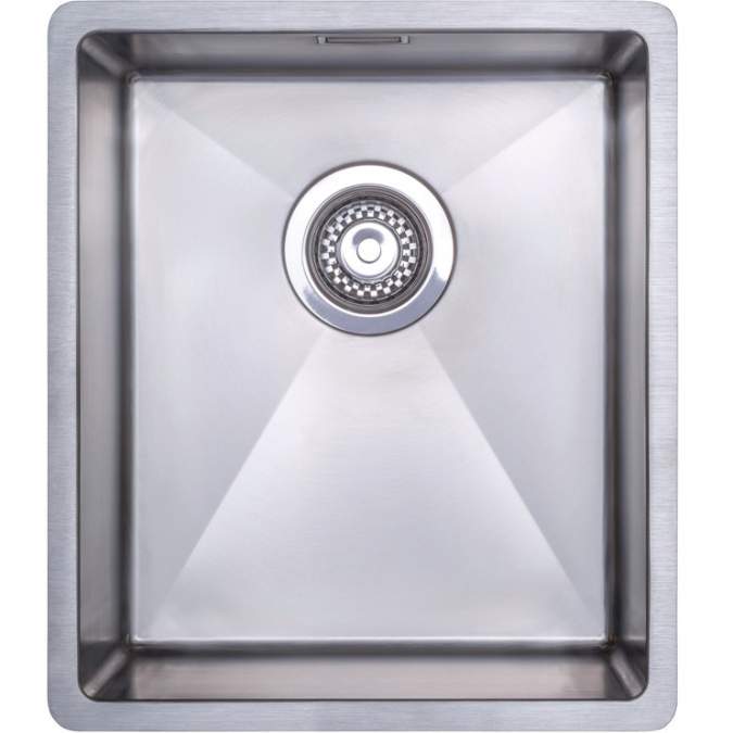 Prima+ Compact 1 Bowl R10 Inset Undermount Kitchen Sink - Stainless Steel