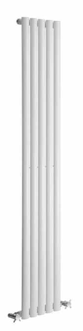 DQ Cove Single Sided 1500 x 413 White Vertical Radiator