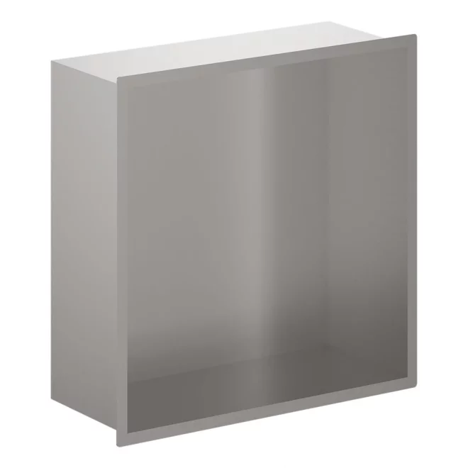 Crosswater Brushed Steel 305 x 305 Shower Wall Niche
