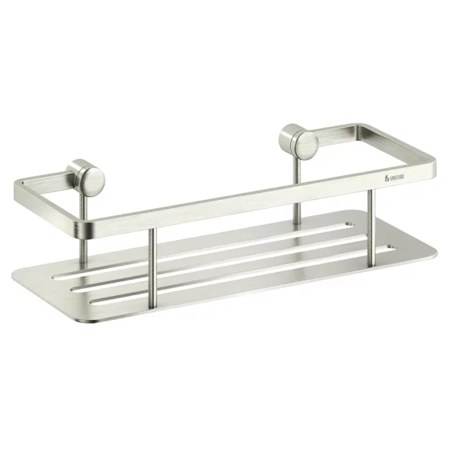 Smedbo Sideline Brushed Nickel Shower Basket
