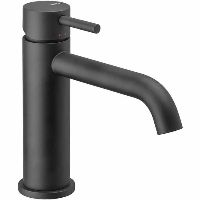 Vema Maira Matt Black Basin Mixer Tap (DITS1226)