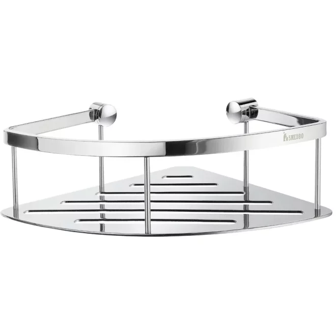 Smedbo Sideline Chrome Corner Shower Basket