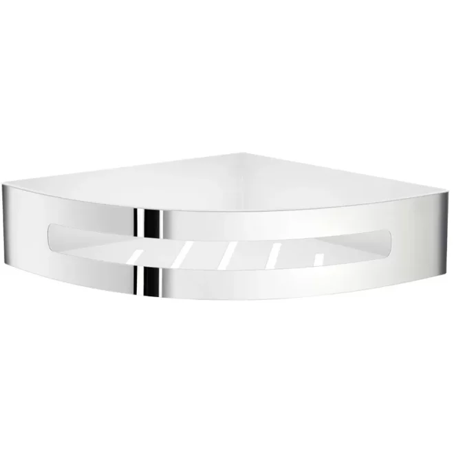 Smedbo Sideline Chrome Corner Shower Basket with Insert