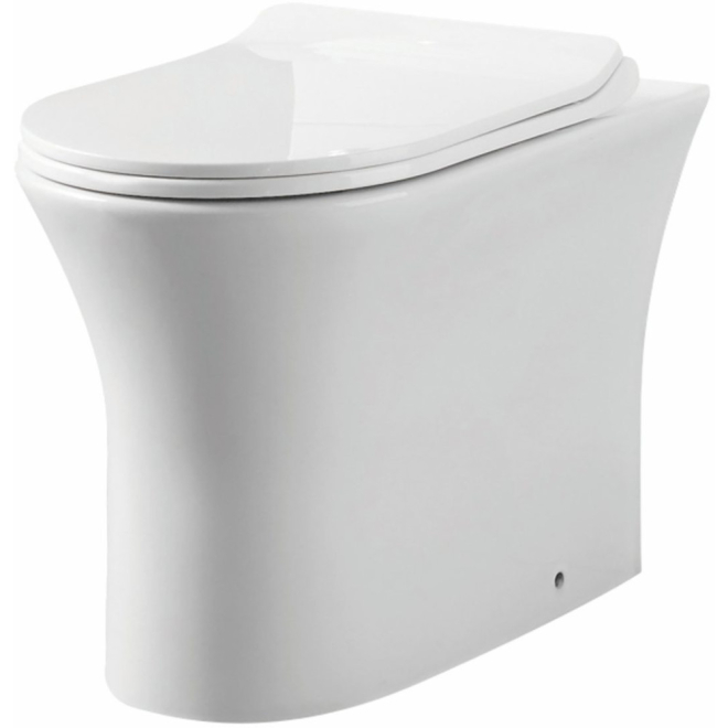 Scudo Deia Rimless Comfort Height Back to Wall Pan and Soft Close Seat