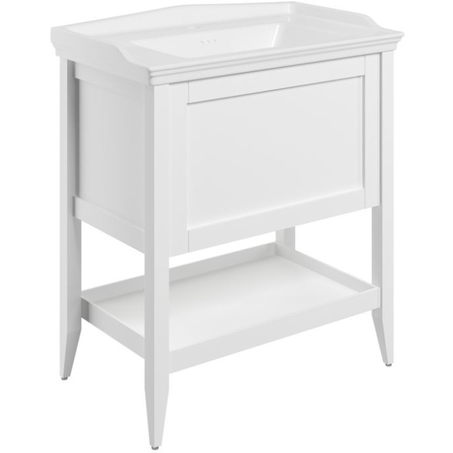 Dendermond Matt White 800mm Vanity Unit