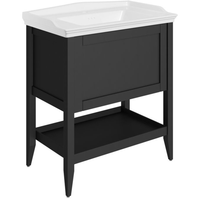 Dendermond Matt Anthracite 800mm Vanity Unit
