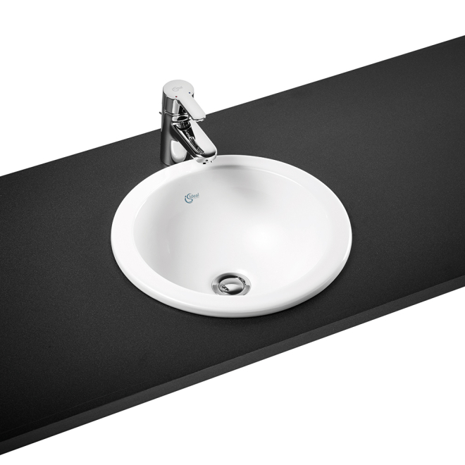 Ideal Standard Concept Sphere 380mm Inset Basin - No Tap Hole