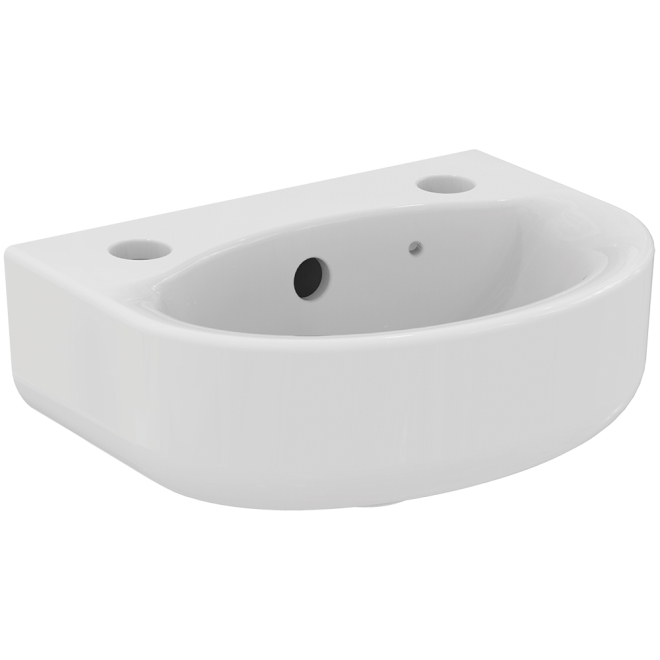 Ideal Standard Concept Arc 350mm Cloakroom 2 Tap Hole Basin