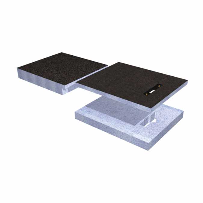 Abacus Linear Waste Raised Tileable Tray Kit 4L - 1850 x 750 x 130/140mm