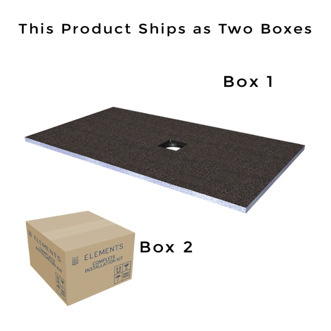 Abacus Level Access Wetroom Kit 1500 x 800 x 30mm Square Centre