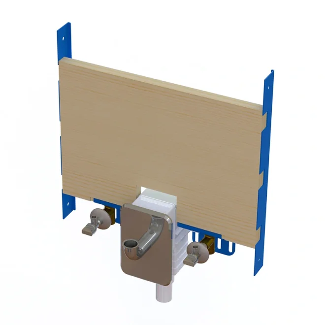 Abacus Modul One Basin Fixing Frame With In-Wall Chrome Trap