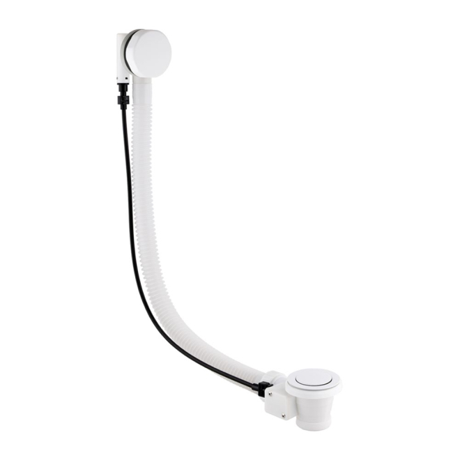 White Pop Up Bath Waste and Overflow