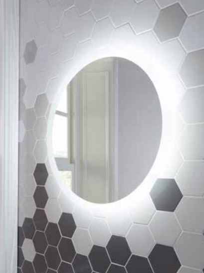 Eclipse Round Back Lit Led Bathroom, Round Vanity Mirror With Lights Uk