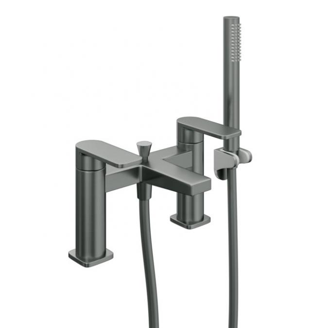 Abacus Edge Bath Shower Mixer - Anthracite