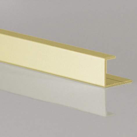 End Cap Brushed Brass up to 11.5mm