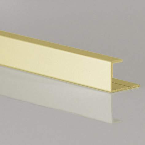 DuraPanel End U Cap Brushed Brass