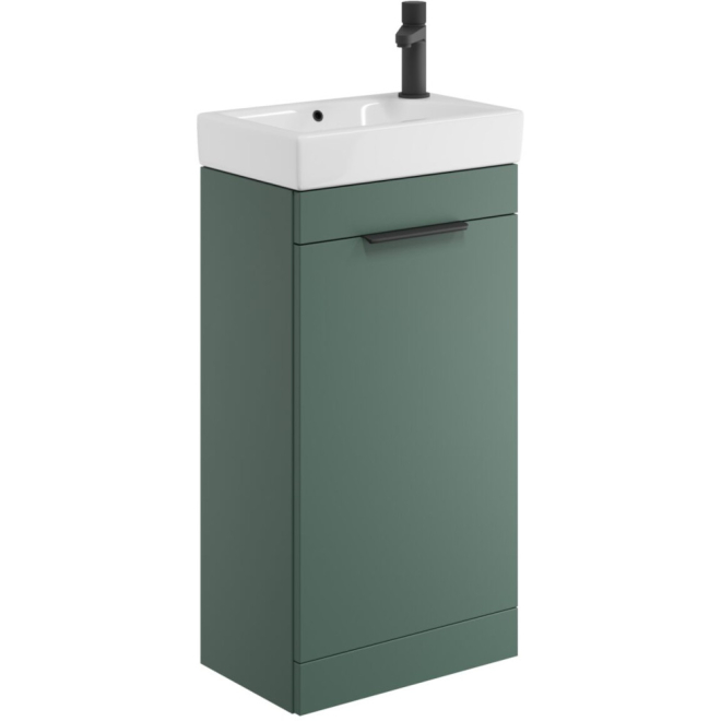 Scudo Esme 450 Reed Green Cloakroom Vanity Unit