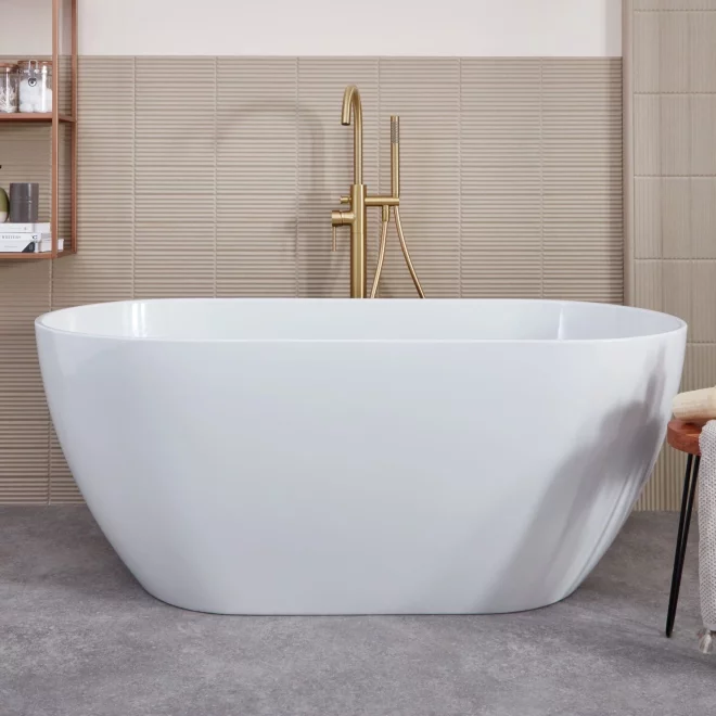 Frontline Summit 1480 x 750 Double Ended Freestanding Bath