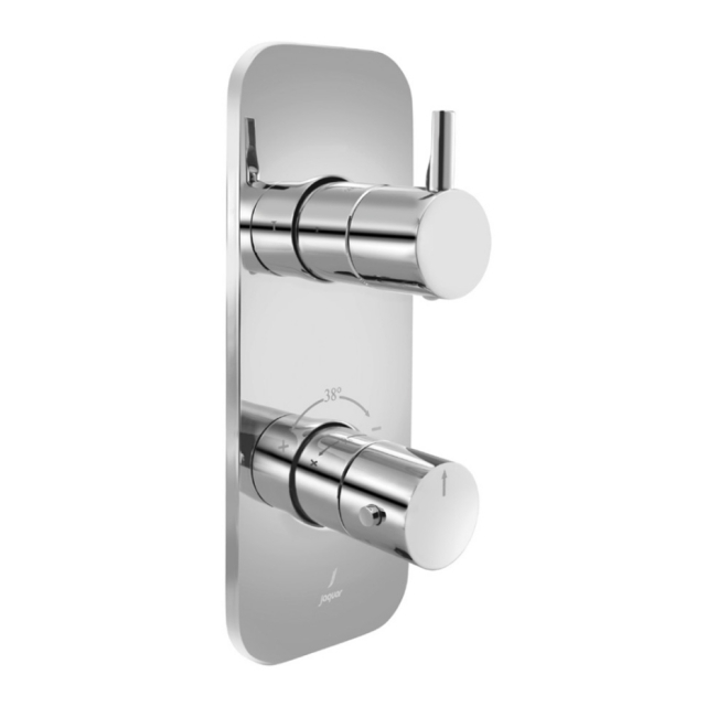 Jaquar Florentine Prime Chrome Thermostatic Shower Mixer With Concealed Valve 