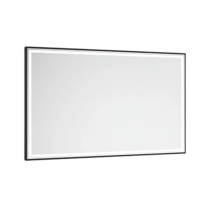 Abacus Line 1200 x 600 Black Framed LED Mirror