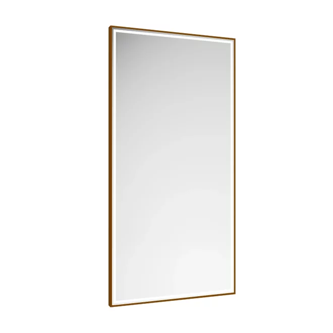 Abacus Line 800 x 500 Bronze Framed LED Mirror
