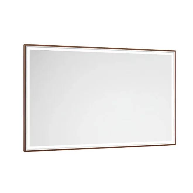 Abacus Line 1200 x 600 Bronze Framed LED Mirror