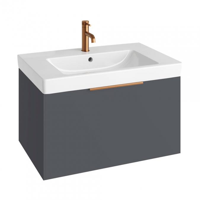 Abacus S3 Concepts Wall Hung Vanity Unit Pack 800mm - Matt Anthracite