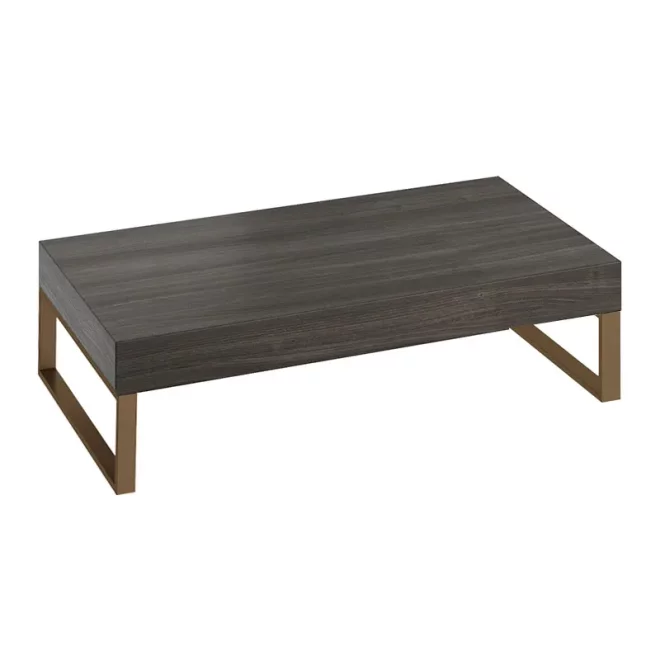 Abacus Concept Cloud 800mm Shelf, Lava With Brushed Bronze Towel Hangers