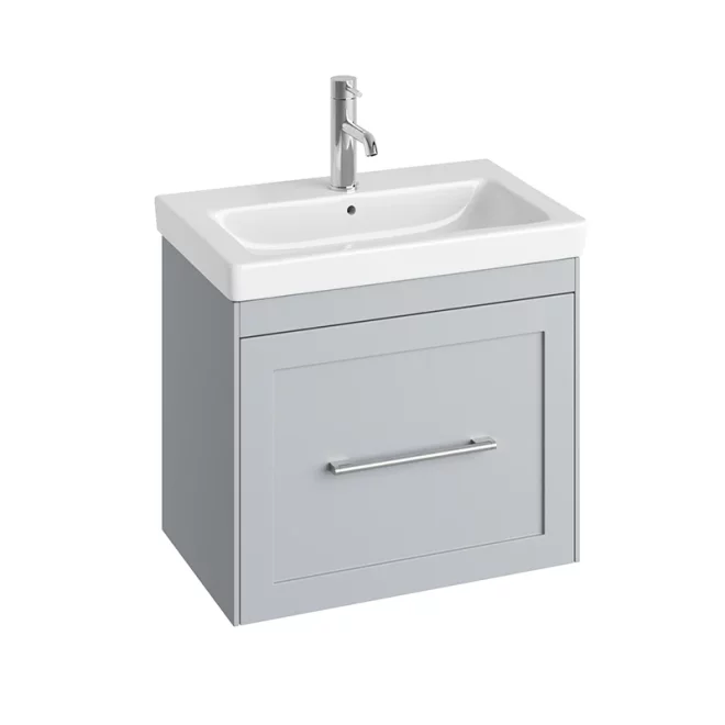 Abacus Concepts Shaker Wall Hung Vanity Unit 450mm - Stone Grey