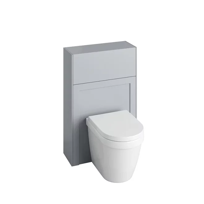 Abacus Concepts Shaker Toilet Unit 600mm - Stone Grey