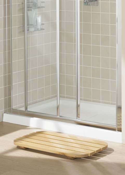 Lakes Classic 1000mm White Sliding Shower Door