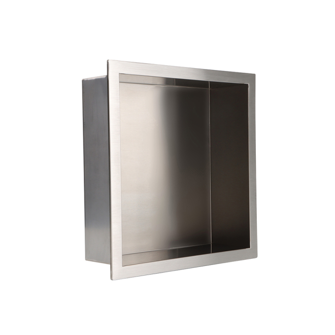 Gio Shower Niche Insert Stainless Steel 300 x 300mm