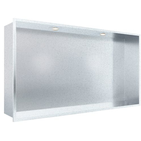 Genesis KBNV 600mm Chalk Stone Kitchen & Bathroom Niche with LED