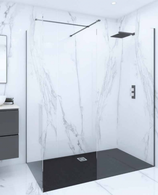 Feeling 1000mm Wet Room Shower Screen by RAK Ceramics