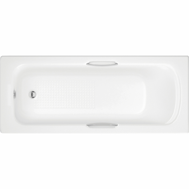 Granada 1700 x 700mm Single End Twin Grip Bath