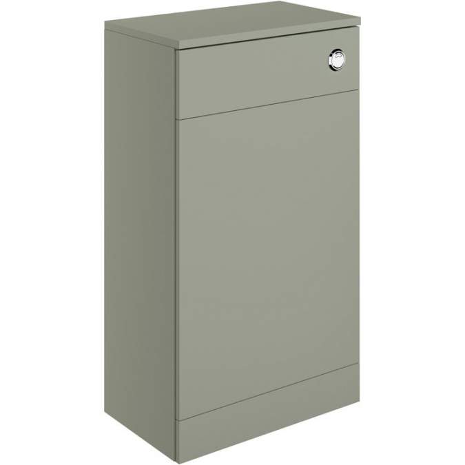 Shetland 500mm WC Unit - Matt Olive Green