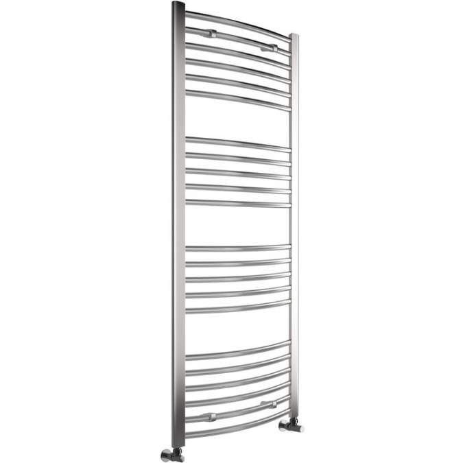 Gressingham 600 x 1600mm Chrome Curved Towel Radiator 