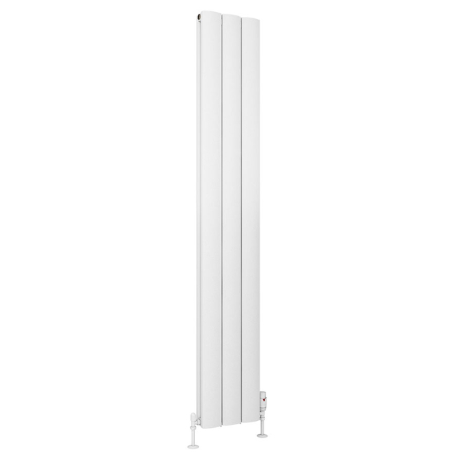 Eastbrook Guardia 1800 x 280 Matt White Vertical Radiator