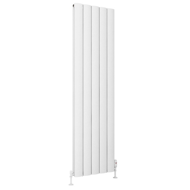 Eastbrook Guardia 1800 x 470 Matt White Vertical Radiator