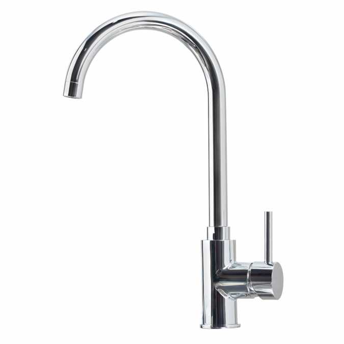 Lancia Palma Monobloc Kitchen Mixer Tap - Chrome - Signature Series