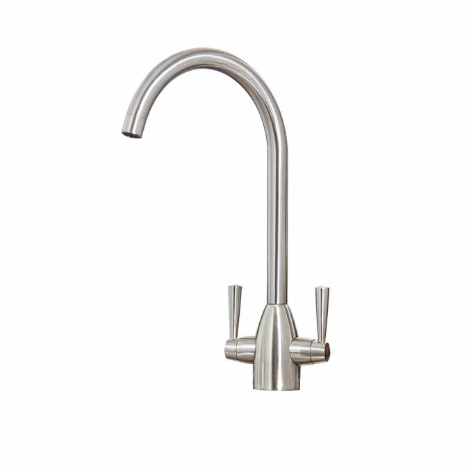 Wycombe Brushed Nickel Kitchen Mixer Tap - Scudo