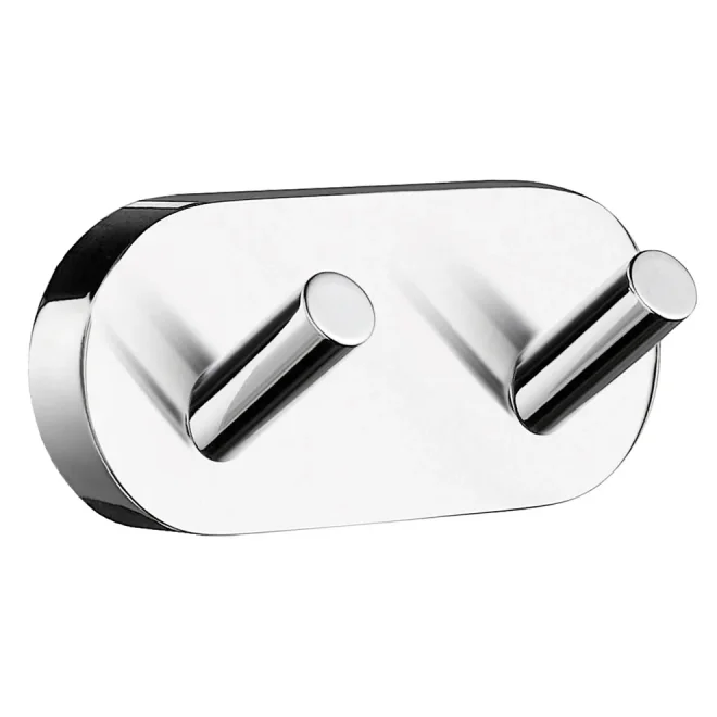 Smedbo Home Chrome Double Towel Hook