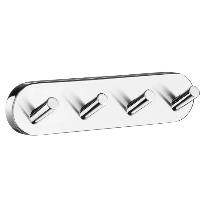 Smedbo Home Chrome Quadruple Towel Hook
