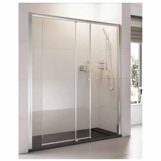 Haven6 1000mm Level Access Sliding Shower Door, Right Hand