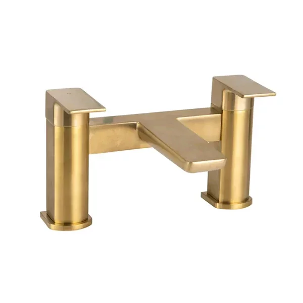 Swan Hazely Brushed Brass Bath Mixer Tap