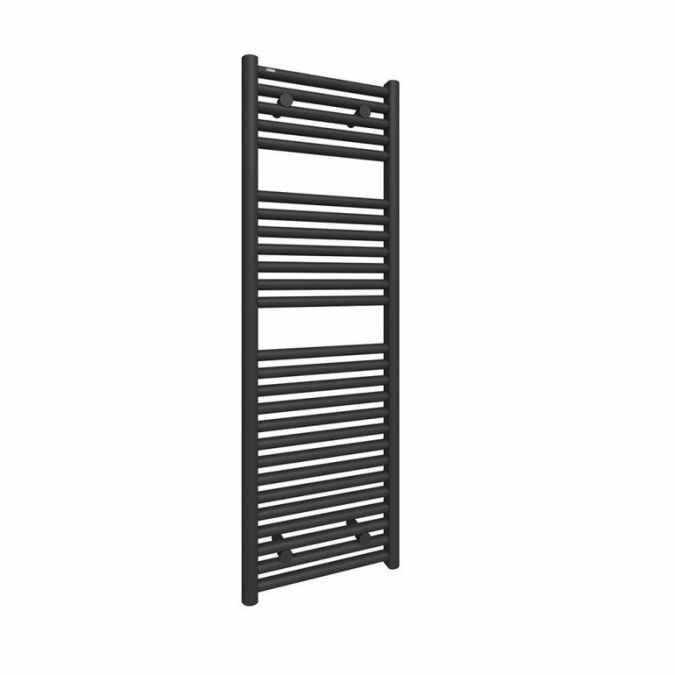 Tissino Hugo2 1212 x 500mm Anthracite Towel Radiator - High BTU Output