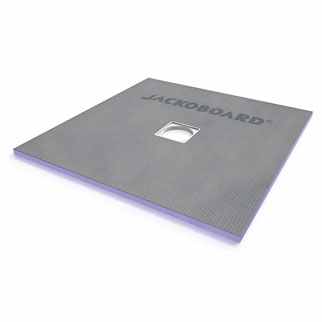 Jackoboard Aqua Flat 1500 x 1500mm Tileable Shower Tray - Centre Drain